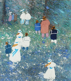 Gabrielle Bellocq, Réunion de Famille, Bleuets