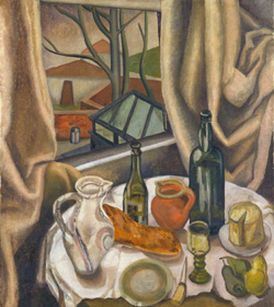 Sylvia Melland, Nature morte avec fenetre ouverte