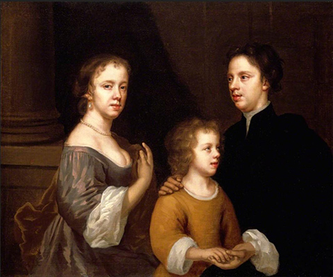 Mary Beale, Autoportrait avec son mari, Charles et son fils, Bartholomew
