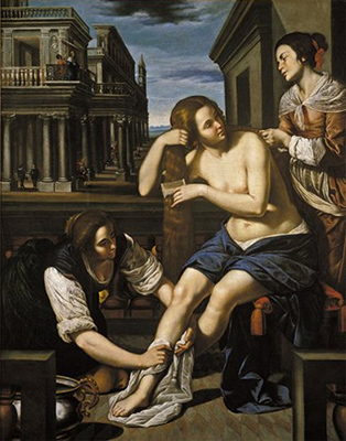 Artemisia Gentileschi, Bethsabée au Bain