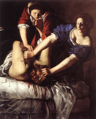 Artemisia Gentileschi, Judith décapitant Holopherne