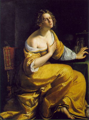 Artemisia Gentileschi, La conversion de Madeleine