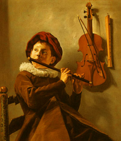 Judith Leyster, Le joueur de flute