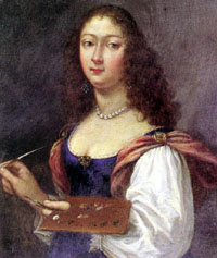 Elisabetta Sirani, Autoportrait