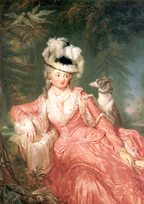 Anna Dorothea Therbusch, Portrait de Wilhelmine Encke, comtesse de Lichtenau