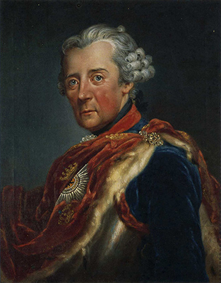 Anna Dorothea Therbusch, Portrait de Frederich II