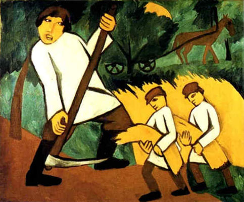 Natalia Sergueevna Gontcharova, Les faucheurs