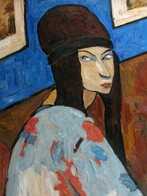 Jeanne Hebuterne, Autoportrait