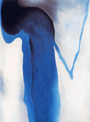 Georgia O'Keeffe, Bleu, noir et gris