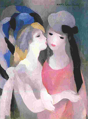 Marie Laurencin, Le baiser