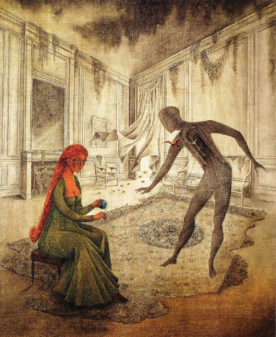 Remedios Varo, Les feuilles mortes