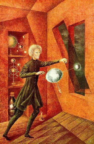 Remedios Varo, Le phénomène de l'apesanteur