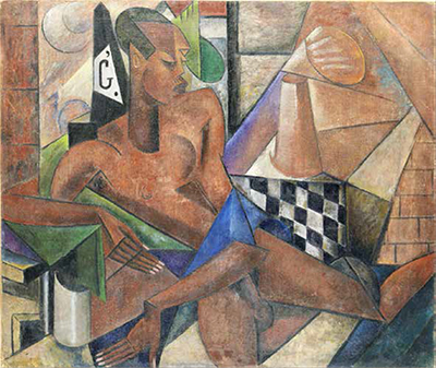 Marie Vassilieff - Scipion l’Africain ou L’Homme au damier