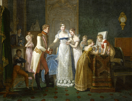 Pauline Auzou - Adieux de Marie-Louise à sa famille le 13 mars 1810
