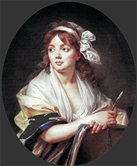 Constance-Marie Charpentier, Autoportrait