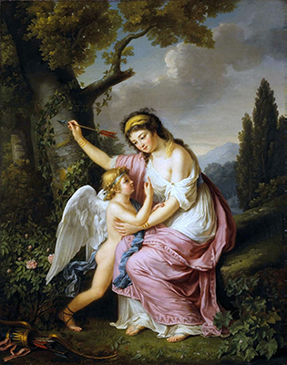 Marie-Victoire Lemoine, Femme avec Cupidon