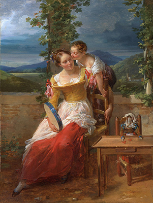 Hortense Haudebourt Lescot, mère et Enfant au Tambourin