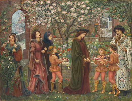 Marie Spartali Stillman, Le jardin enchanté