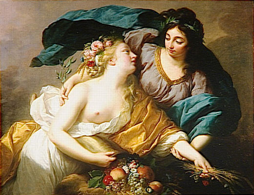 Elisabeth Vigée Lebrun, La paix ramenant l'abondance