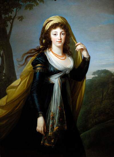 Elisabeth Vigée Lebrun, La Comtesse Theresa Kinski