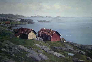 Betzy Akersloot-Berg, Paysage côtier en Norvège