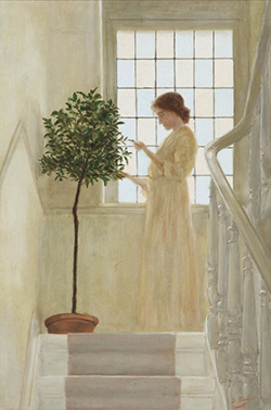 Sonia Abeloos, Femme près de la fenêtre sur l'escalier