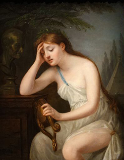 Geneviève Brossard de Beaulieu. La muse de la poésie livrée aux regrets que lui laisse la mort de Voltaire