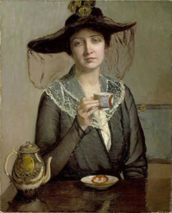 Lilla Cabot Perry, L'écran jaune