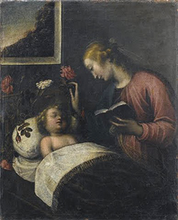 Orsola Maddalena Caccia, Vierge avec l'enfant