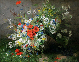 Emma De Vigne, Nature morte avec fleurs d’été