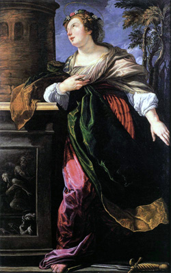 Lucrina Fetti, Sainte Barbara