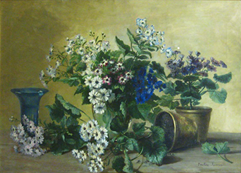 Pauline Jamar, Nature morte aux fleurs