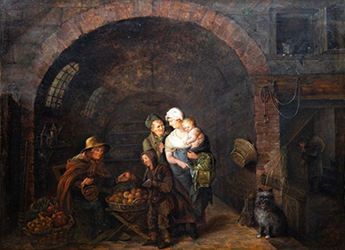 Marie de Latour, Une famille chez la vendeuse de pommes