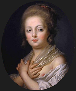 Jeanne-Philiberte Ledoux, Jeune femme à sa toilette