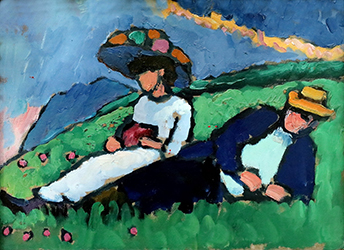 Gabrielle M&uuml;nter, Jawlensky et Werefkin