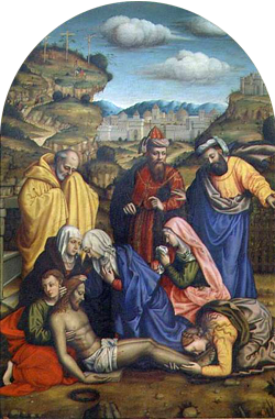 Plautilla Nelli, Lamentation avec les Saints