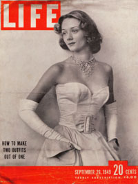 Niki de Saint Phalle on Life cover 1949