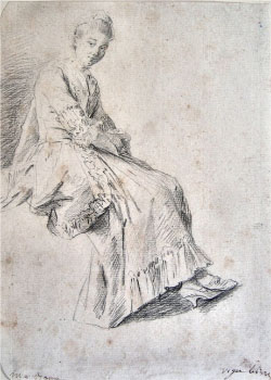 Louise-Elisabeth Vigée Lebrun, Étude de femme assise