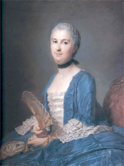 Maurice-Quentin de Latour, Madame de La Reynière