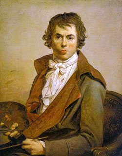 Jacques-Louis David, Autoportrait