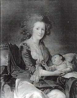 Adelaide Labille-Guiard, La comtesse de Flahaut avec son fils
