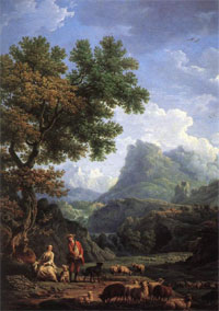 Claude Joseph Vernet, Un berger dans les Alpes 