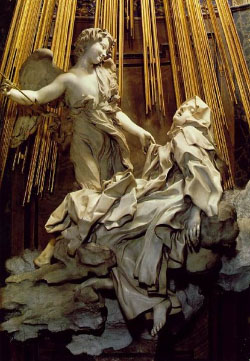 L'extase de sainte Thérèse, Chapelle Cornaro, Santa Maria Della Vittoria, Rome