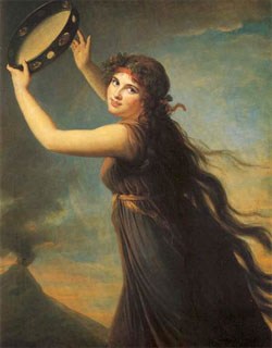 Louise-Elisabeth Vigée Lebrun, LAdy Hamilton comme bacchante