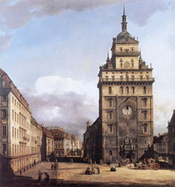 Bernardo Bellotto, La Kreuzkirche à Dresde