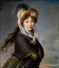 Louise-Elisabeth Vigée Lebrun, Portrait d'une jeune femme - 1797